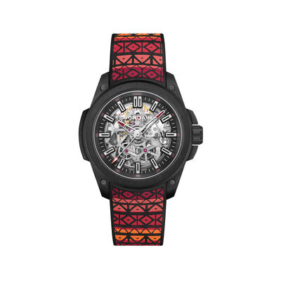 NORQAIN Wild One Hakuna Mipaka Limited Edition Skeleton Dial Watch, 42mm